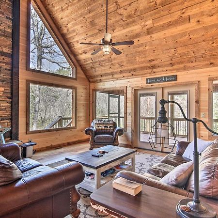 Modern Murphy Cabin With Nottely River Views! Kültér fotó