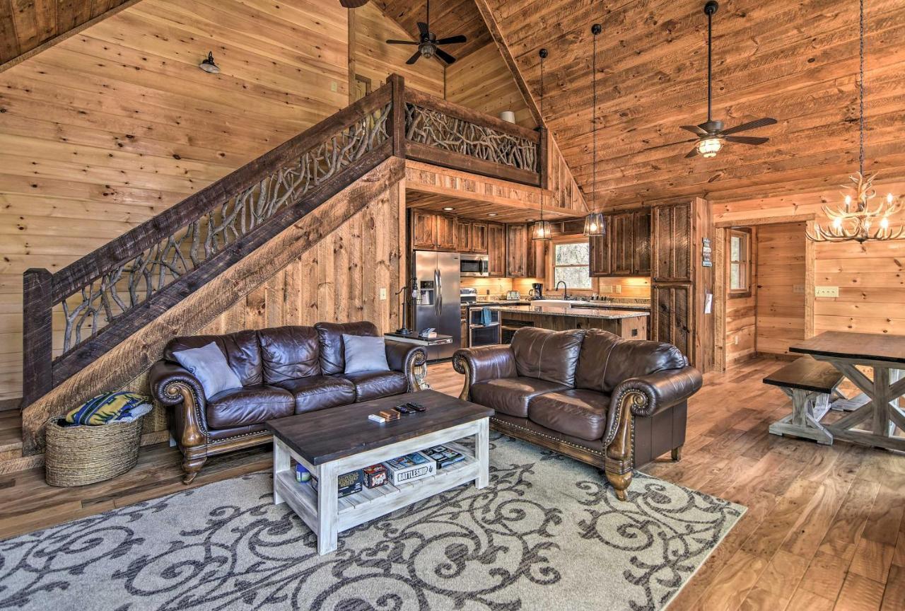 Modern Murphy Cabin With Nottely River Views! Kültér fotó