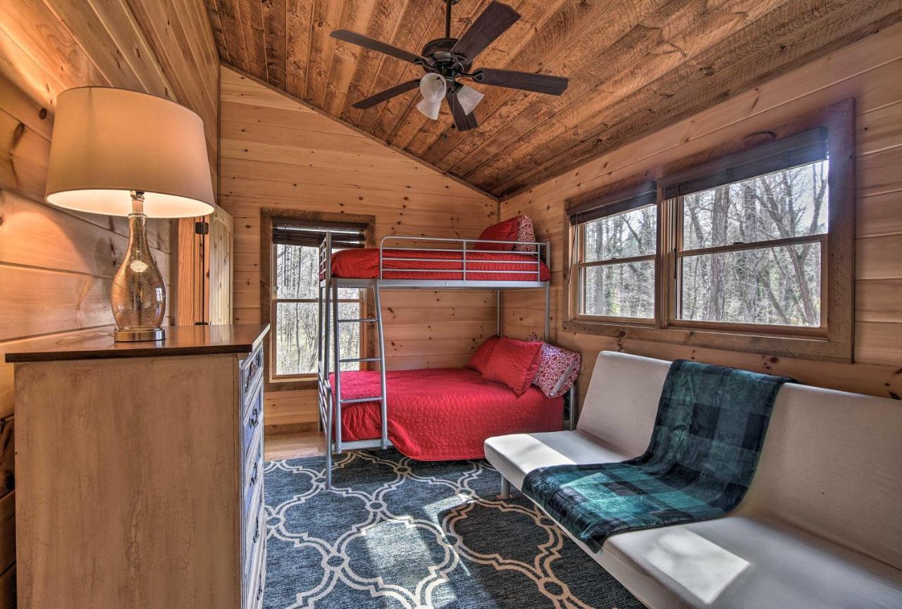 Modern Murphy Cabin With Nottely River Views! Kültér fotó